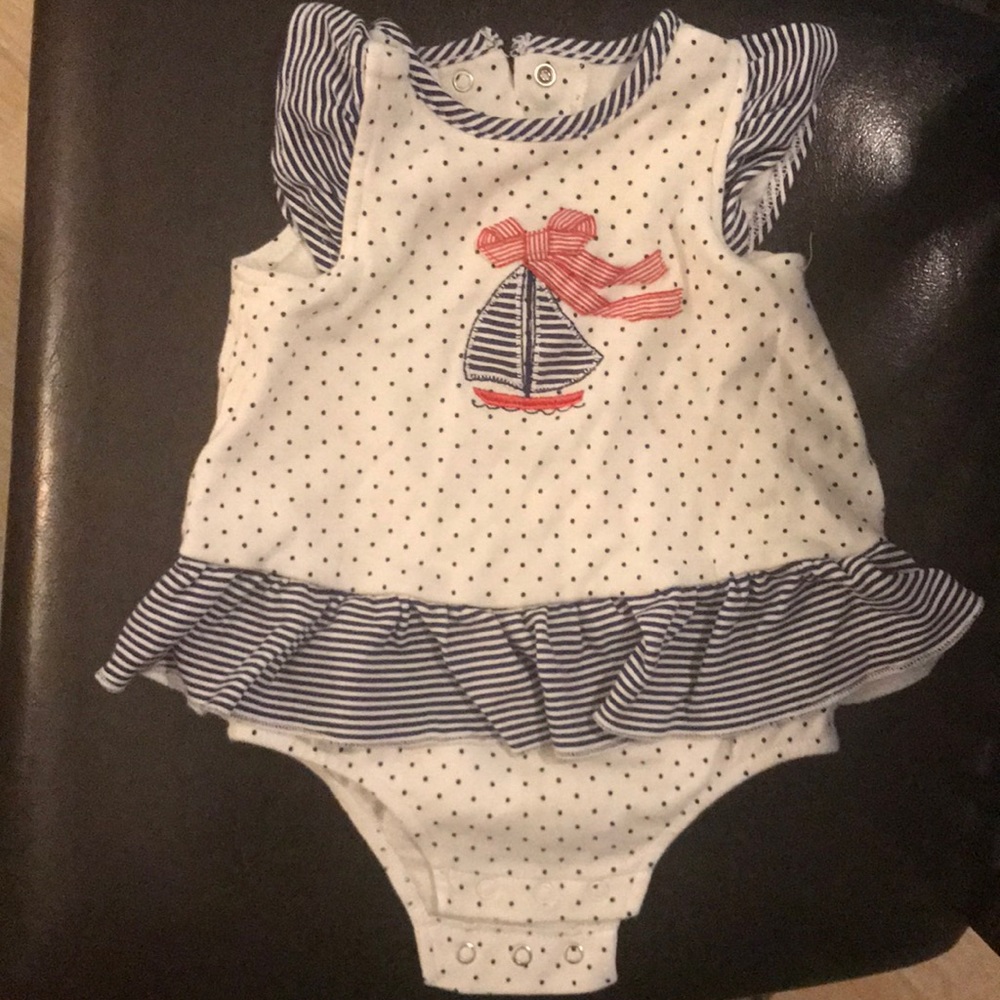 Little me dress 6 months. Used great condition